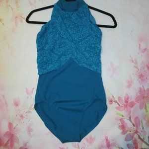 Leotard New MA Medium Womens Balera Dance Ballet Lyrical Costume Mock Turtleneck